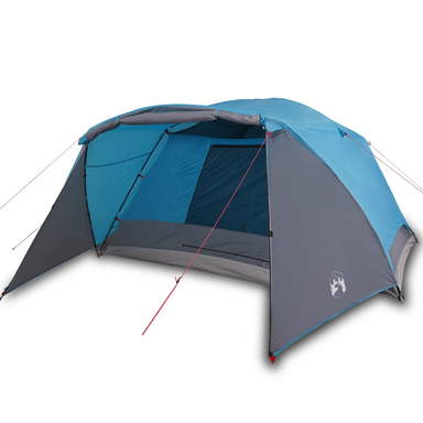 vidaXL Camping Tent with Porch 4-Person Blue Waterproof - Ultimate Outdoor Adventure 4 Man Tent Cosy Camping Co.   