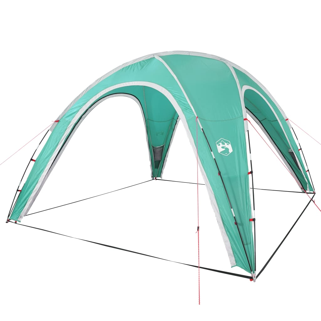 vidaXL Party Tent Green 360x360x219 cm 190T Taffeta | Water-Resistant, Spacious, Good Ventilation Pop Up Tent Cosy Camping Co.   