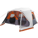 vidaXL Family Tent with LED Lights - 10-Person - Light Grey and Orange - Quick Release 10 Man Tent Cosy Camping Co.   