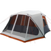 vidaXL Family Tent with LED Lights - 10-Person - Light Grey and Orange - Quick Release 10 Man Tent Cosy Camping Co.   