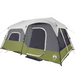 vidaXL Family Tent with LED 9-Person Light Green - Waterproof & Quick Release 9 Man Tent Cosy Camping Co.   
