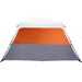 vidaXL Family Tent with LED - 6-Person Light Grey and Orange - Quick Release 6 Man Tent Cosy Camping Co.   