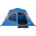 vidaXL Family Tent 6-Person Blue Quick Release Waterproof - Spacious and Weather-Resistant 6 Man Tent Cosy Camping Co.   