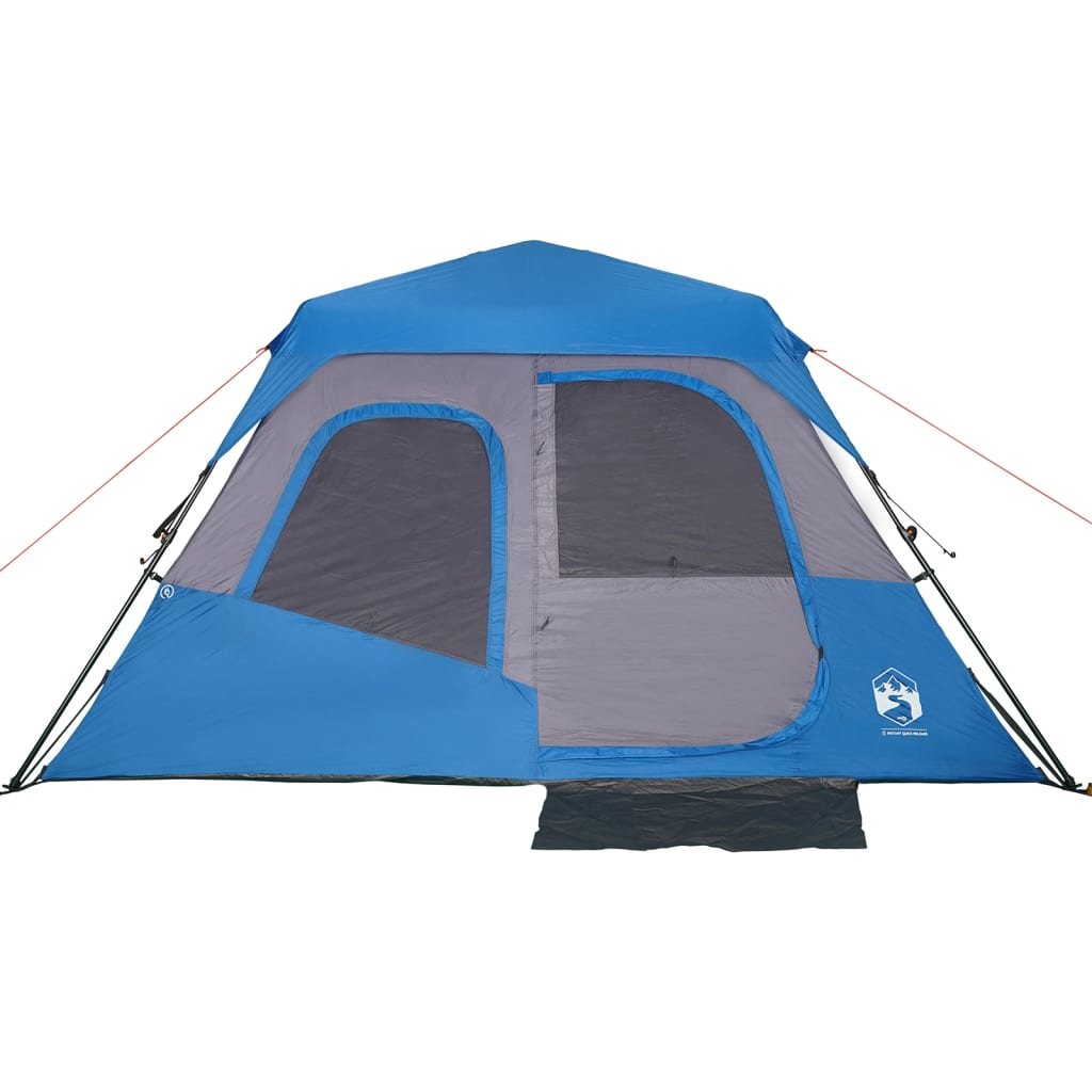 vidaXL Family Tent 6-Person Blue Quick Release Waterproof - Spacious and Weather-Resistant 6 Man Tent Cosy Camping Co.   