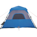 vidaXL Family Tent 6-Person Blue Quick Release Waterproof - Spacious and Weather-Resistant 6 Man Tent Cosy Camping Co.   