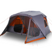 vidaXL Family Tent 10-Person Grey and Orange Quick Release Waterproof 10 Man Tent Cosy Camping Co.   