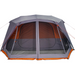 vidaXL Family Tent 10-Person Grey and Orange Quick Release Waterproof 10 Man Tent Cosy Camping Co.   