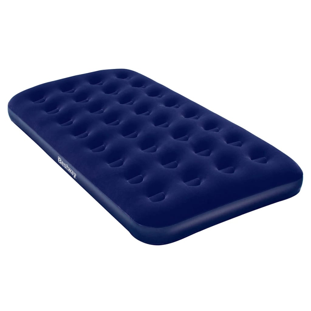 Bestway Inflatable Flocked Airbed 188x99x22 cm Sleeping Mats and Airbeds Cosy Camping Co. Blue  