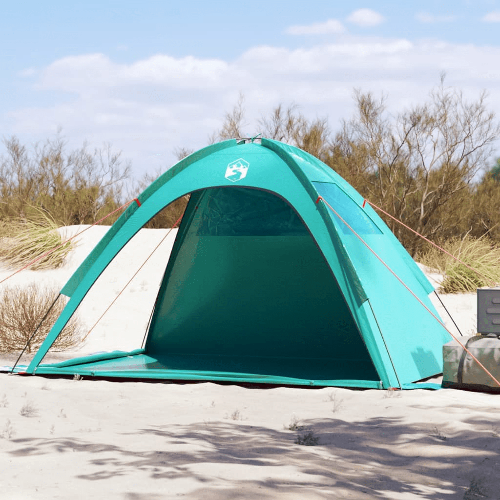 vidaXL Beach Tent Sea Green Waterproof - Stay Cool and Protected from the Sun Beach Tent Cosy Camping Co. Green  