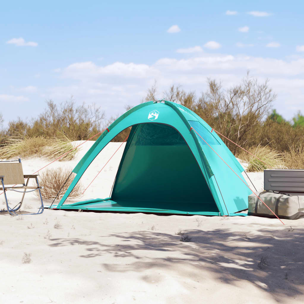 vidaXL Beach Tent Sea Green Waterproof - Stay Cool and Protected from the Sun Beach Tent Cosy Camping Co.   