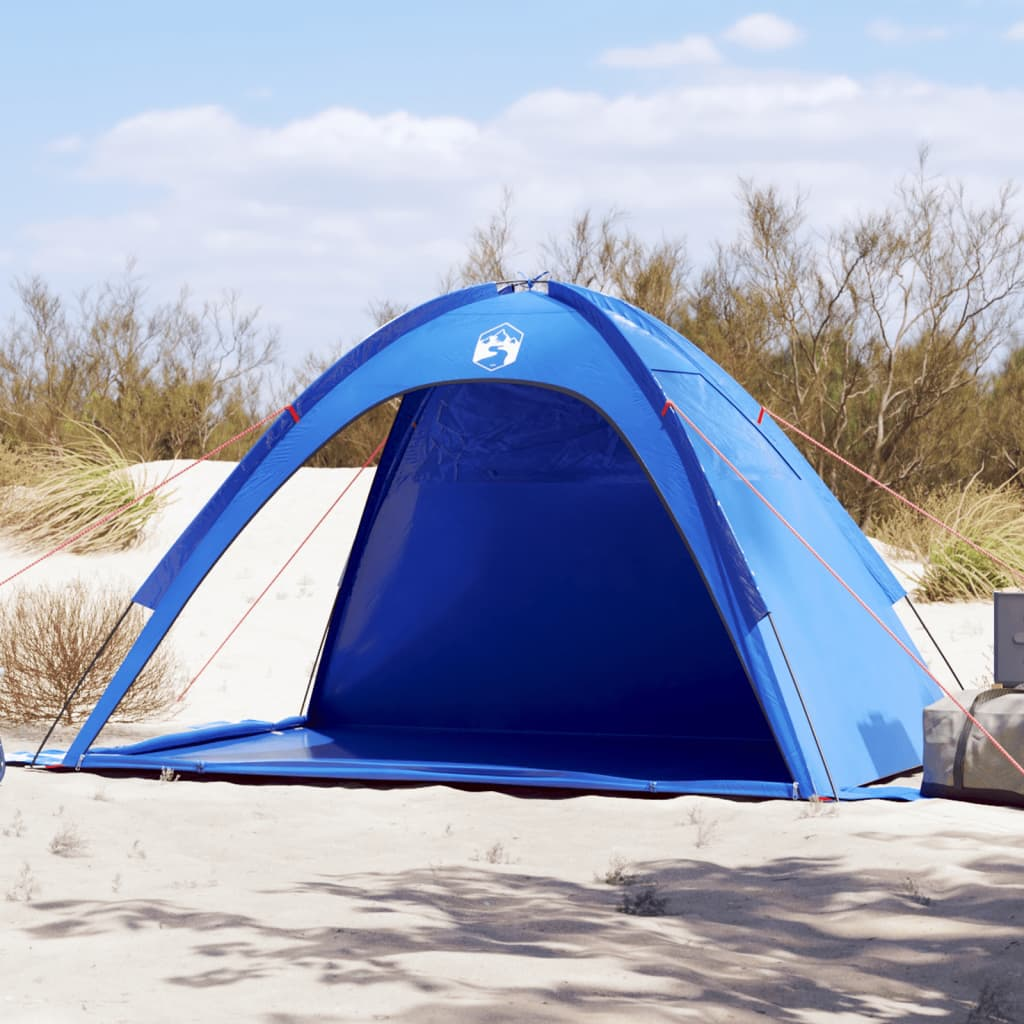 vidaXL Beach Tent Azure Blue Waterproof - Stay Cool and Protected Beach Tent Cosy Camping Co. Blue  