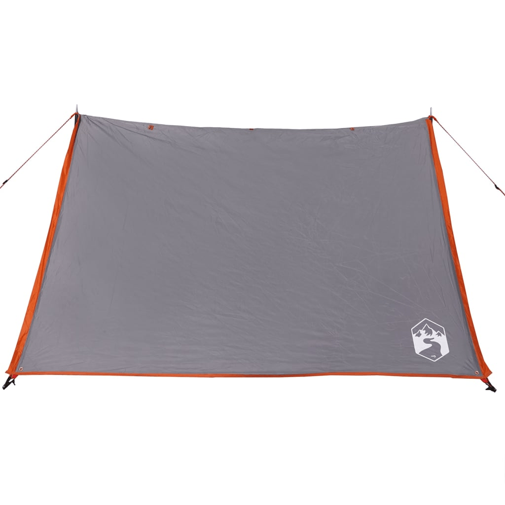 vidaXL Camping Tent 2-Person Grey and Orange Waterproof - Stay Protected and Comfortable on Your Outdoor Adventures 2 Man Tent Cosy Camping Co.   