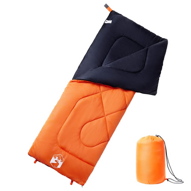vidaXL Sleeping Bag for Adults Camping 3 Seasons - Comfortable and Water-Resistant Sleeping Mats and Airbeds Cosy Camping Co. Orange  