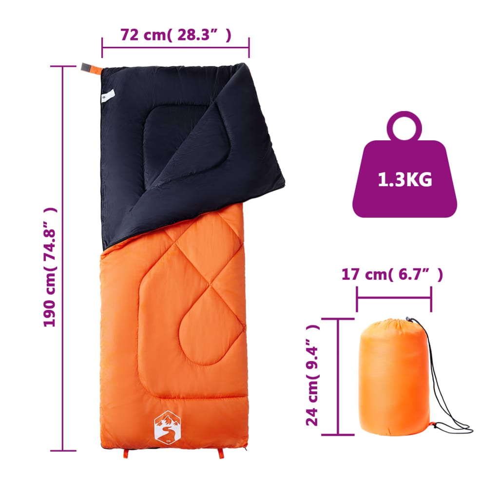 vidaXL Sleeping Bag for Adults Camping 3 Seasons - Comfortable and Water-Resistant Sleeping Mats and Airbeds Cosy Camping Co.   