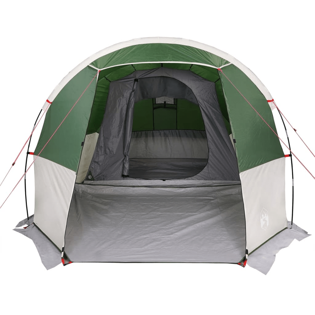 vidaXL Camping Tent Tunnel - 4 Person Green Waterproof Outdoor Adventure Essential 4 Man Tent Cosy Camping Co.   