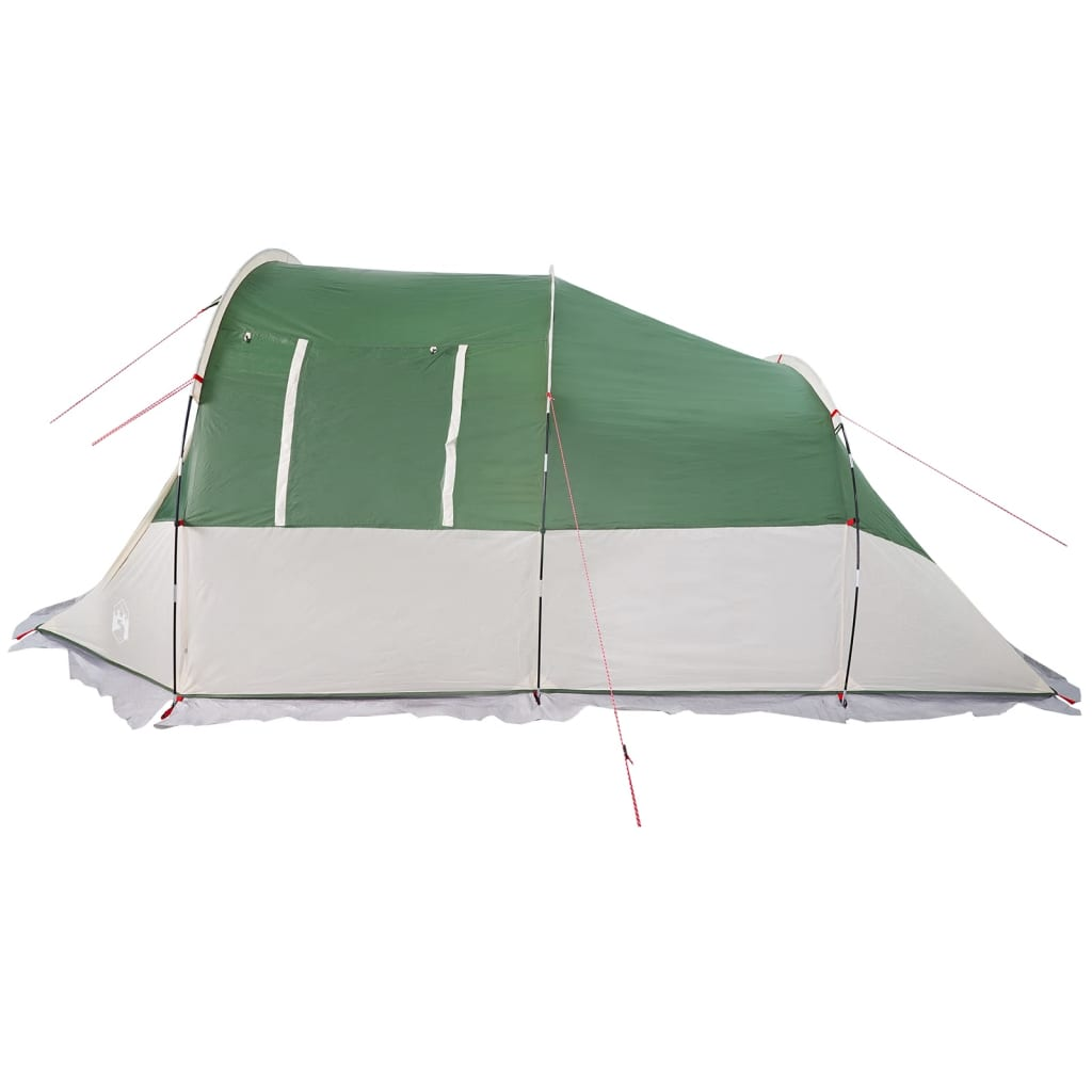 vidaXL Camping Tent Tunnel - 4 Person Green Waterproof Outdoor Adventure Essential 4 Man Tent Cosy Camping Co.   