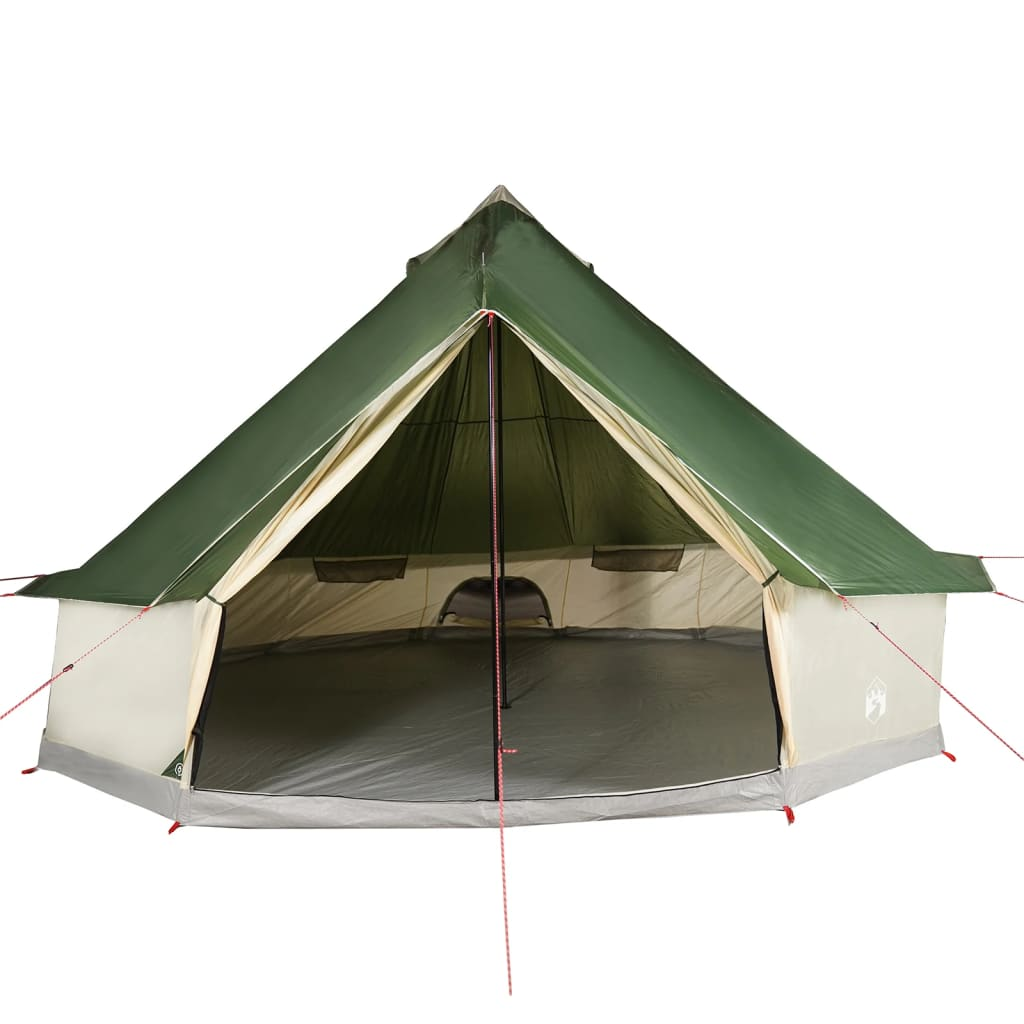 vidaXL Family Tent Tipi 8-Person Green Waterproof 8 Man Tent Cosy Camping Co.   