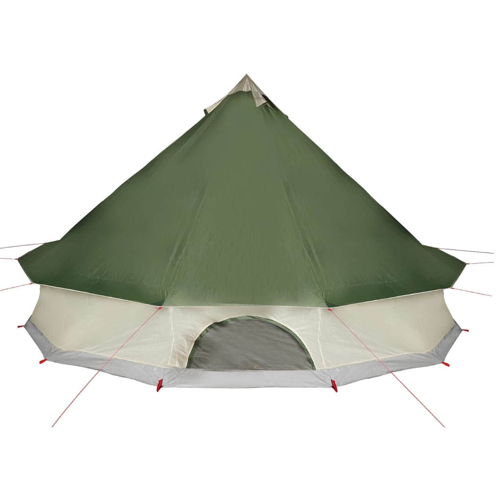 vidaXL Family Tent Tipi 8-Person Green Waterproof 8 Man Tent Cosy Camping Co.   