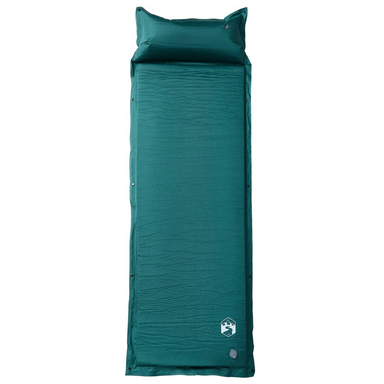 vidaXL Self Inflating Camping Mattress with Pillow - Green Sleeping Mats and Airbeds Cosy Camping Co.   