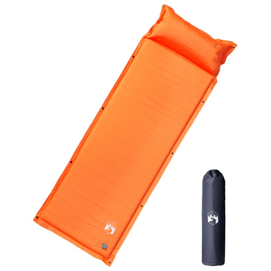 vidaXL Self Inflating Camping Mattress with Pillow - Durable, Comfortable, and Portable Sleeping Mats and Airbeds Cosy Camping Co. Orange  