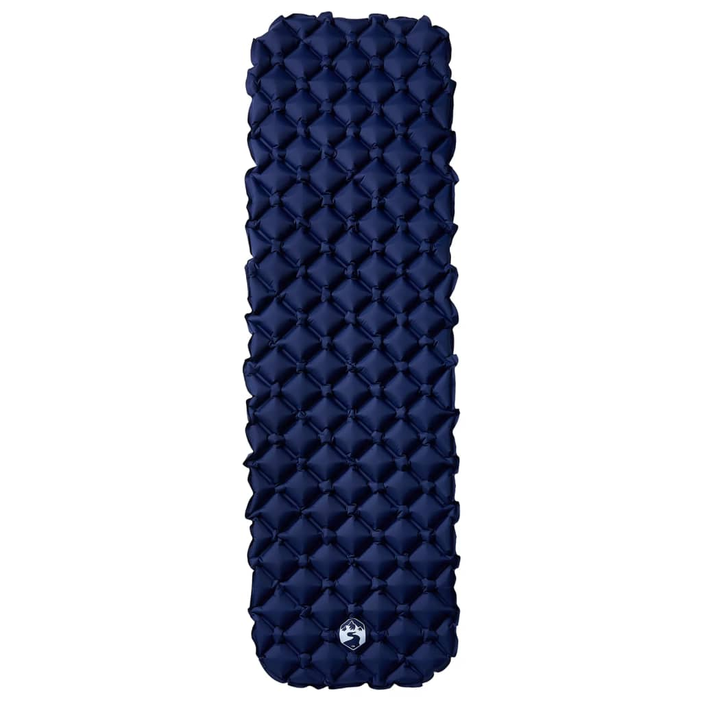 vidaXL Inflating Camping Mattress 1-Person Navy Blue 190x58x6 cm - Durable, Comfortable, and Portable Sleeping Mats and Airbeds Cosy Camping Co.   