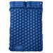 vidaXL Self Inflating Camping Mattress with Pillows 2-Person Navy Blue Sleeping Mats and Airbeds Cosy Camping Co.   