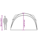 vidaXL Party Tent White Waterproof - Perfect for Outdoor Events Pop Up Tent Cosy Camping Co.   