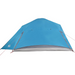 vidaXL Family Tent Dome 6-Person Blue Waterproof | Spacious Outdoor Shelter 6 Man Tent Cosy Camping Co.   