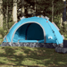 vidaXL Camping Tent 3-Person Blue Quick Release - Waterproof and Convenient 3 Man Tent Cosy Camping Co. Blue  