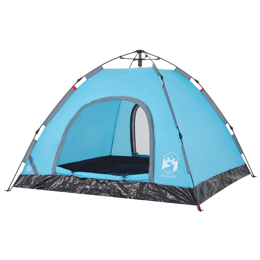 vidaXL Camping Tent 3-Person Blue Quick Release - Waterproof and Convenient 3 Man Tent Cosy Camping Co.   