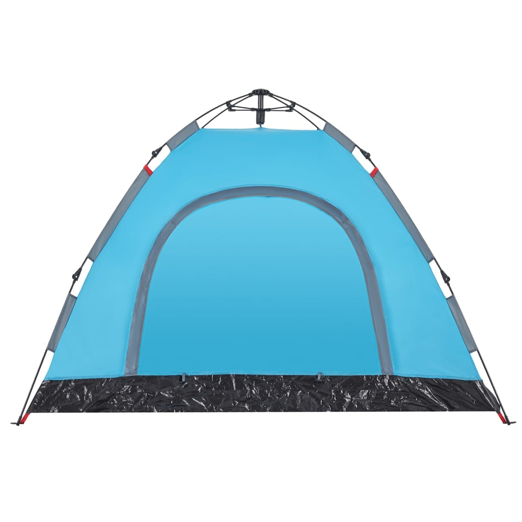 vidaXL Camping Tent 3-Person Blue Quick Release - Waterproof and Convenient 3 Man Tent Cosy Camping Co.   