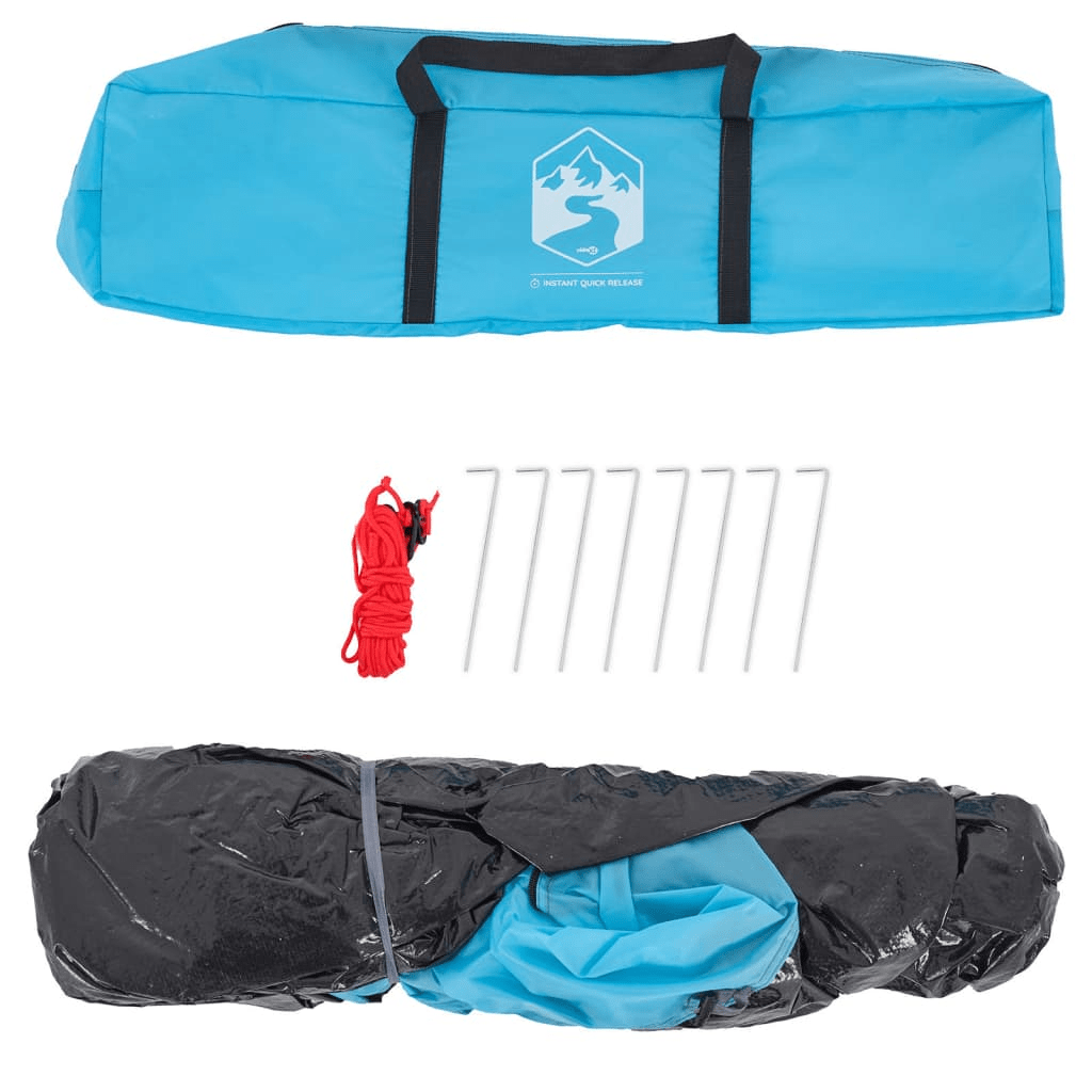 vidaXL Camping Tent 3-Person Blue Quick Release - Waterproof and Convenient 3 Man Tent Cosy Camping Co.   