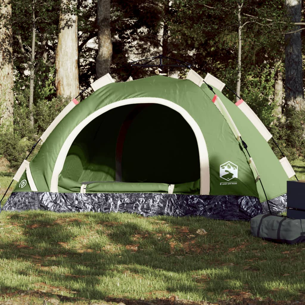 vidaXL Camping Tent 3-Person - Waterproof & Wind Resistant 3 Man Tent Cosy Camping Co. Green  