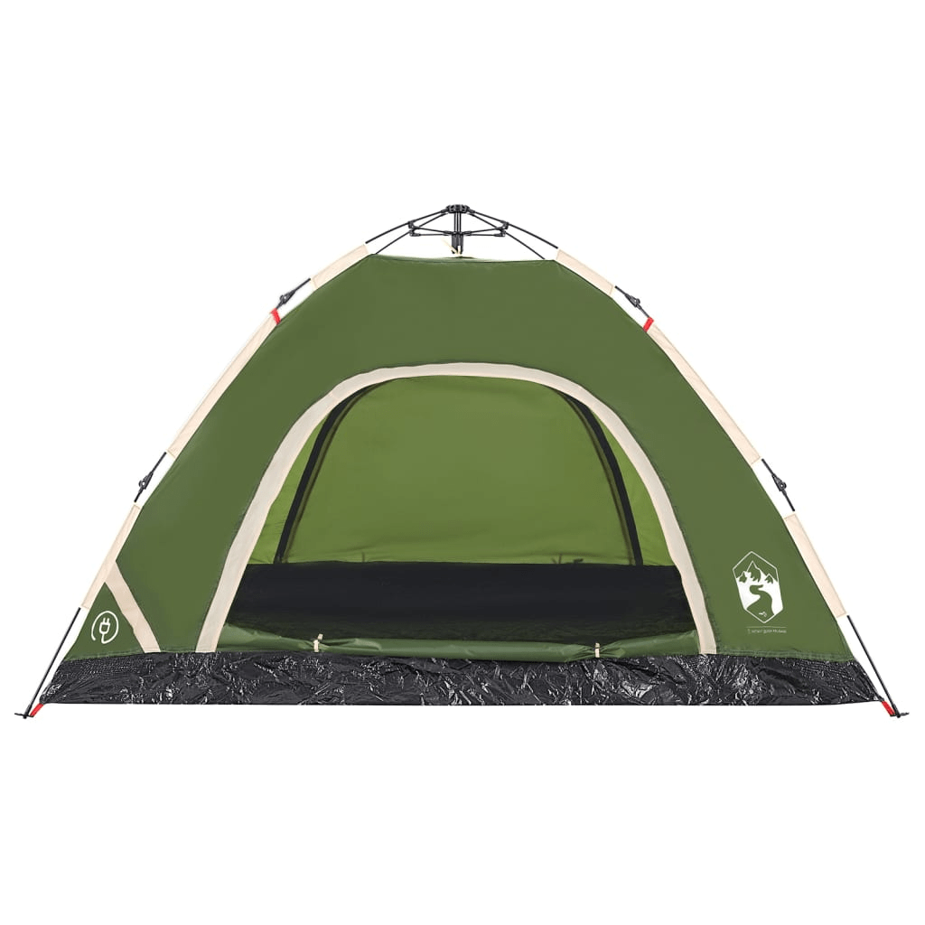 vidaXL Camping Tent 4-Person Green Quick Release - Waterproof & Lightweight 4 Man Tent Cosy Camping Co.   