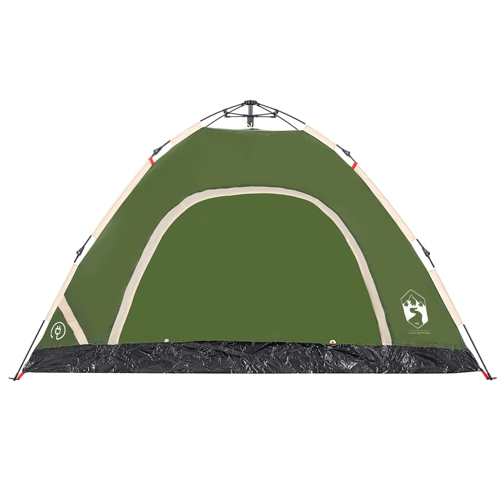 vidaXL Camping Tent 4-Person Green Quick Release - Waterproof & Lightweight 4 Man Tent Cosy Camping Co.   