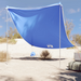 vidaXL Beach Canopy with Sand Anchors Blue 214x236 cm - UV Protection, Easy Setup, Lightweight and Portable Kids Cosy Camping Co. Blue  