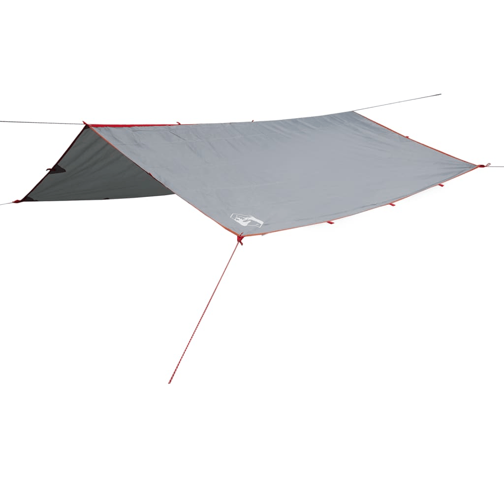 vidaXL Camping Tarp Grey and Orange 400x294 cm Waterproof - Lightweight and Versatile Tarp Cosy Camping Co.   