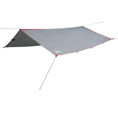 vidaXL Camping Tarp Grey and Orange 500x294 cm Waterproof Tarp Cosy Camping Co.   