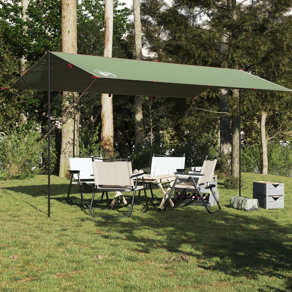 vidaXL Camping Tarp Green 500x294 cm - Waterproof, Lightweight, and Versatile Tarp Cosy Camping Co.   