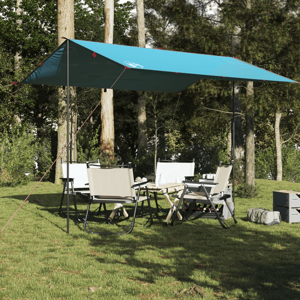 vidaXL Camping Tarp Blue 360x294 cm - Waterproof & Versatile Tarp Cosy Camping Co.   