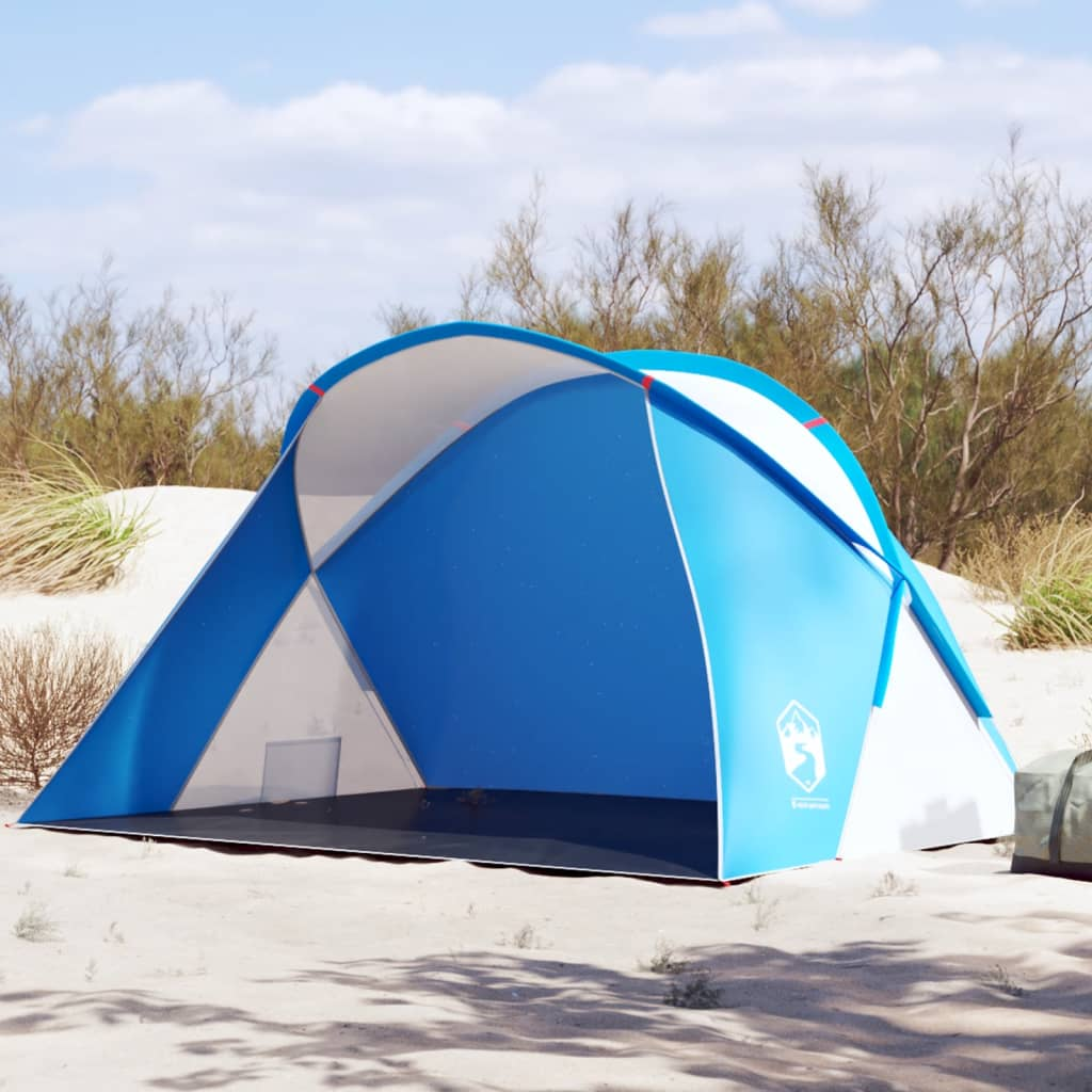 vidaXL Beach Tent Azure Blue Pop-up Waterproof Beach Tent Cosy Camping Co. Blue  