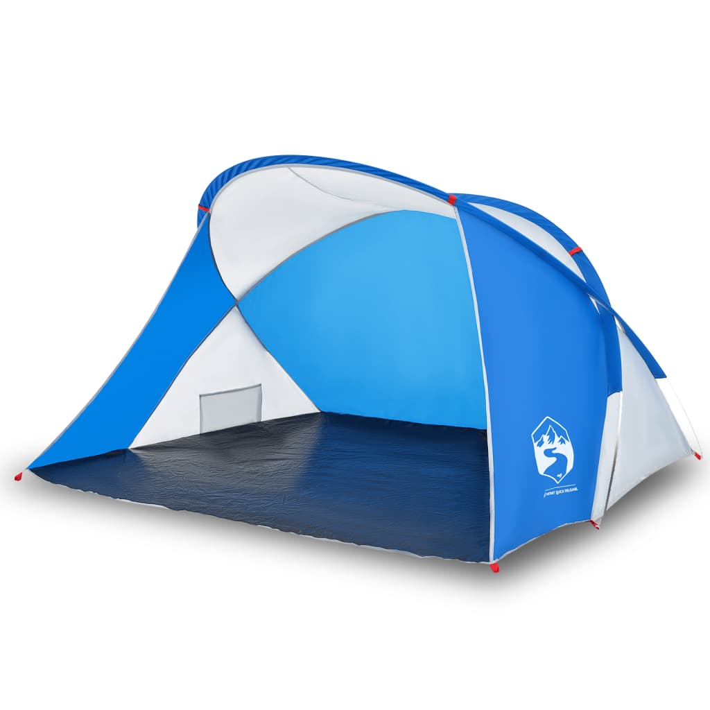 vidaXL Beach Tent Azure Blue Pop-up Waterproof Beach Tent Cosy Camping Co.   