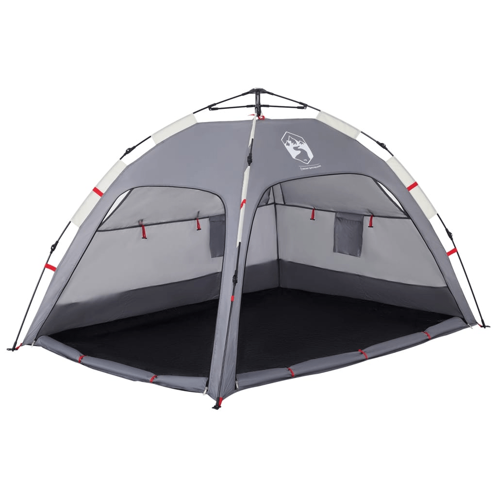 vidaXL Beach Tent 2-Person Grey | Quick Release | Waterproof 2 Man Tent Cosy Camping Co.   