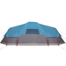 vidaXL Family Tent Dome 11-Person Blue Waterproof - Comfortable & Weatherproof 11 Man Tent Cosy Camping Co.   