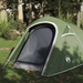 vidaXL Camping Tent Tunnel 3-Person Green Waterproof - Outdoor Adventure Essential 3 Man Tent Cosy Camping Co. Green  