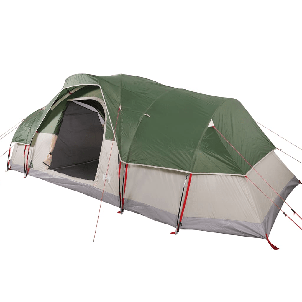 vidaXL Family Tent Dome 11-Person Green Waterproof - Spacious Outdoor Camping Adventure 11 Man Tent Cosy Camping Co.   