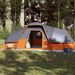 vidaXL Family Tent Dome 11-Person Grey and Orange Waterproof - Spacious and Weather-Resistant 11 Man Tent Cosy Camping Co. Grey  