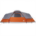 vidaXL Family Tent Dome 11-Person Grey and Orange Waterproof - Spacious and Weather-Resistant 11 Man Tent Cosy Camping Co.   