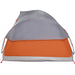 vidaXL Family Tent Dome 11-Person Grey and Orange Waterproof - Spacious and Weather-Resistant 11 Man Tent Cosy Camping Co.   