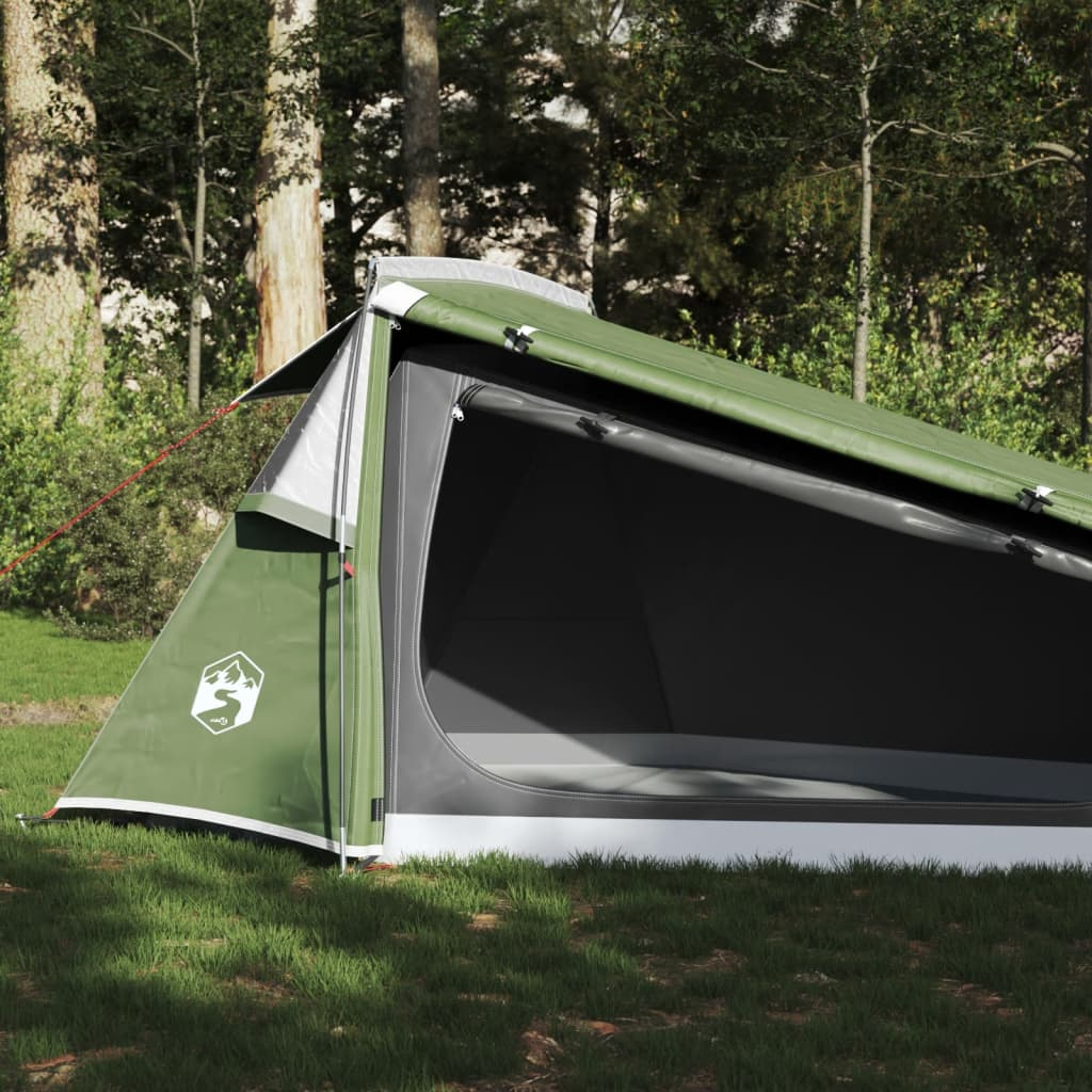 vidaXL Camping Tent Tunnel 2-Person - Green Waterproof - Best Price, Free Shipping 2 Man Tent Cosy Camping Co. Green  